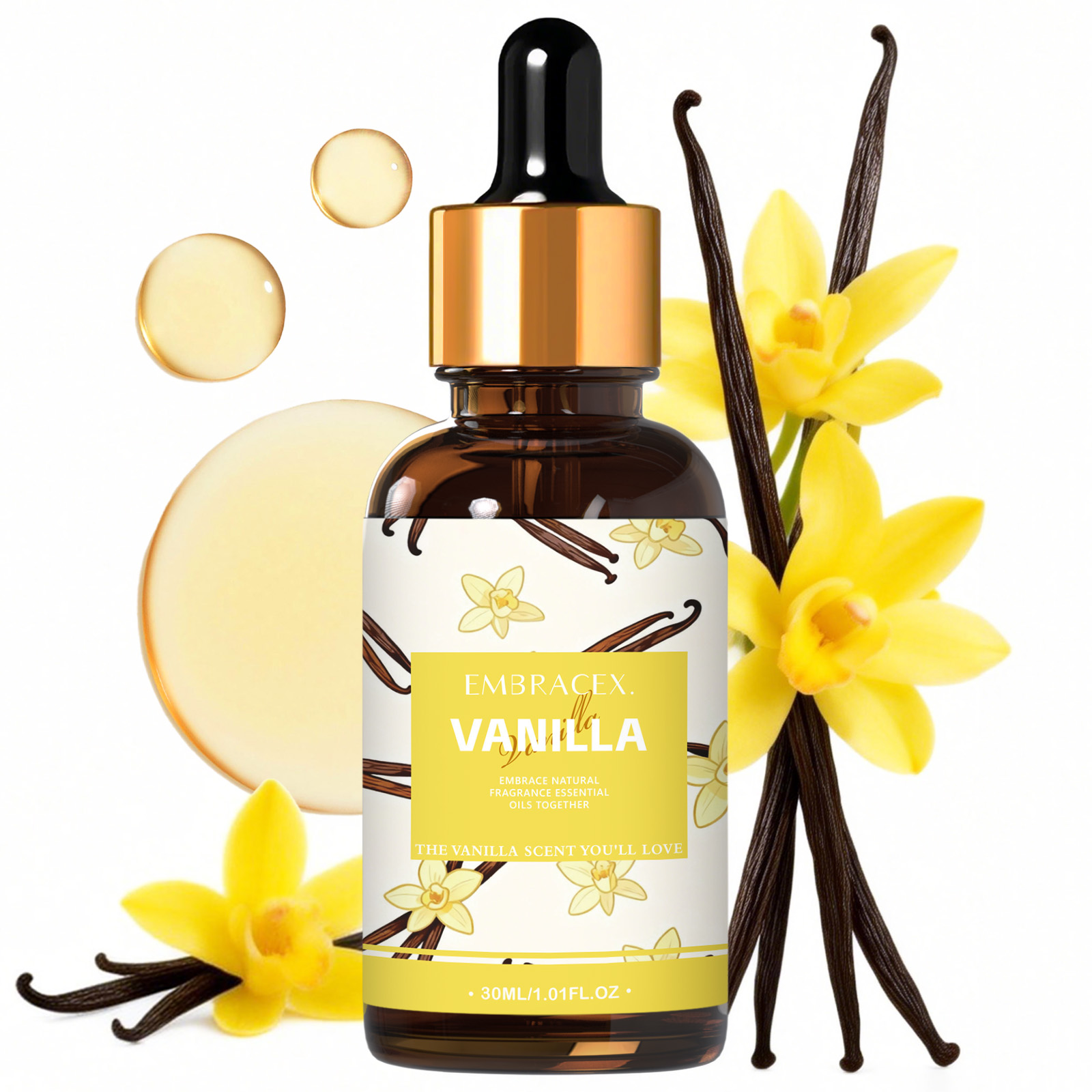 Candle Making Oil Scents - 30ml Vanilla Fragrance Oils For Diffusers