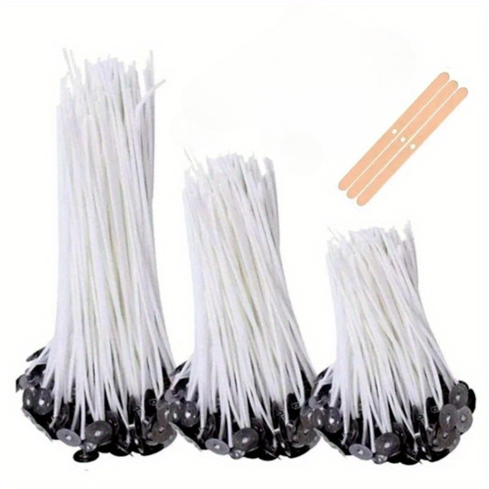 Candle Making Instructions - 100Pcs Candle Wick Kit with Base