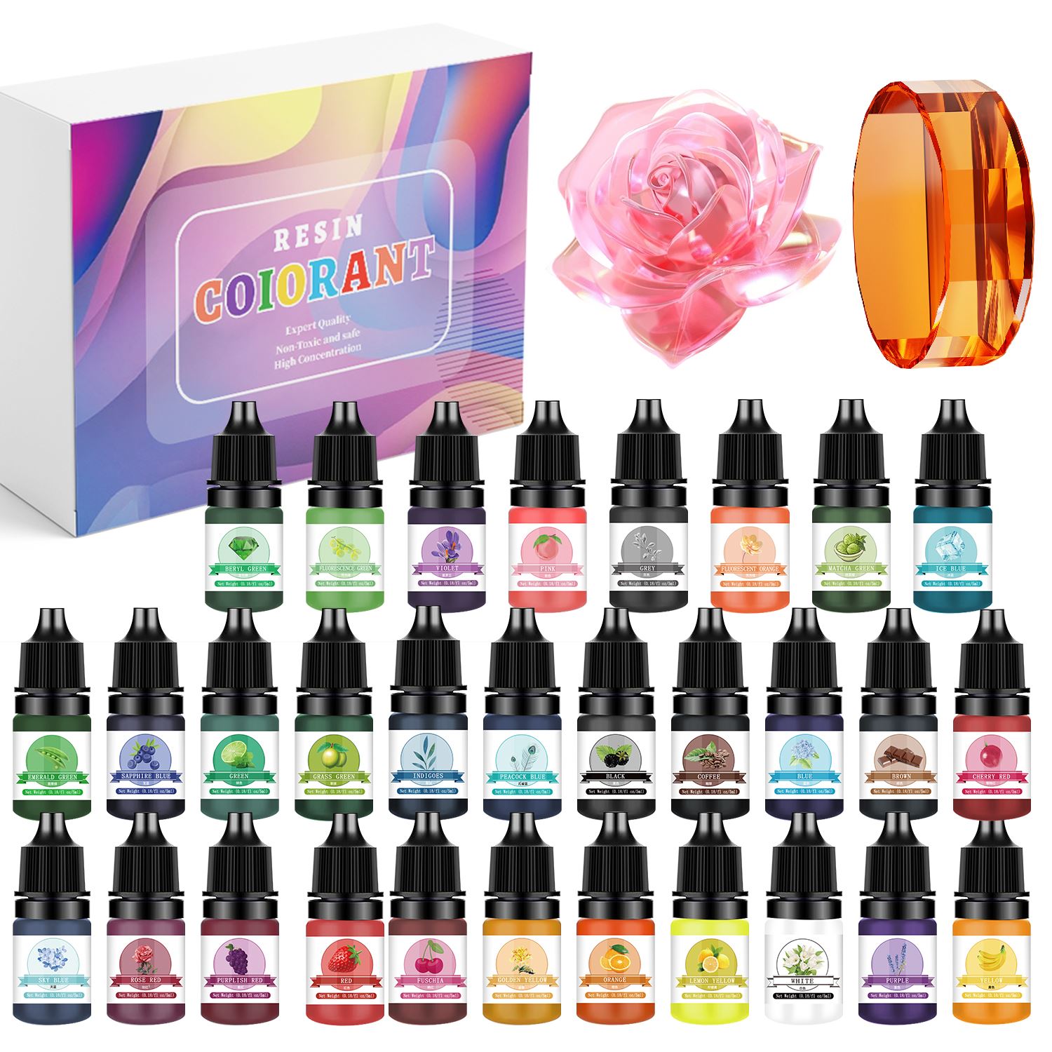 Candle Making Instructions - 18/30Color Candle Dyes Kit Liquid Colorant