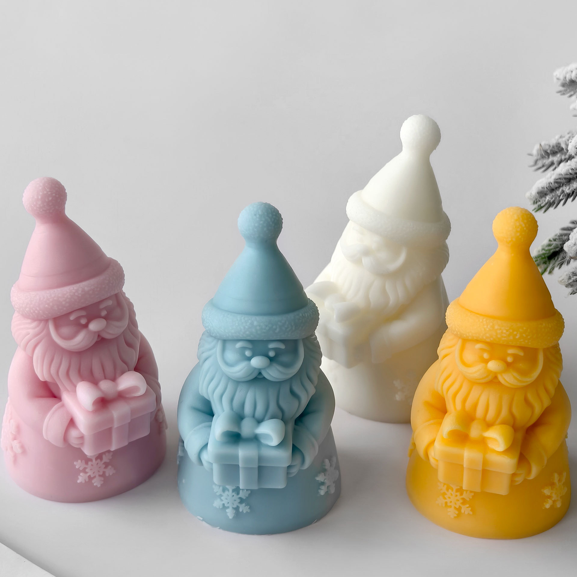 Santa Claus Gift Box Silicone  - Candle Making Course ulasan dan harga
