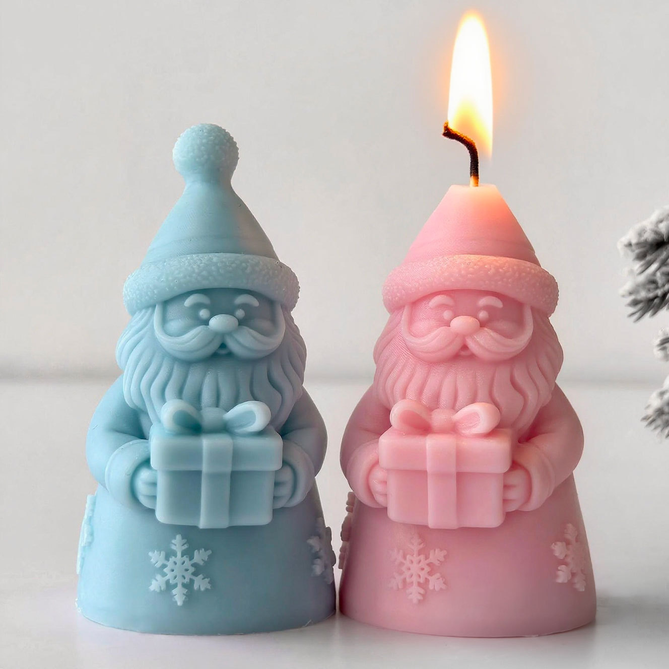 Santa Claus Gift Box Silicone  - Candle Making Course ulasan dan harga