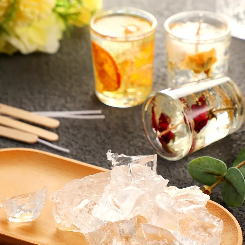 Transparent Crystal Wax, Jelly - Candle Making Course ulasan dan harga