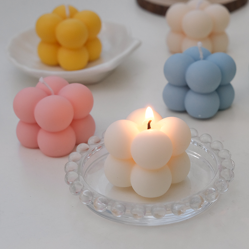 3D Bubble Cube Candle Silicone - Candle Making For Beginners ulasan dan harga