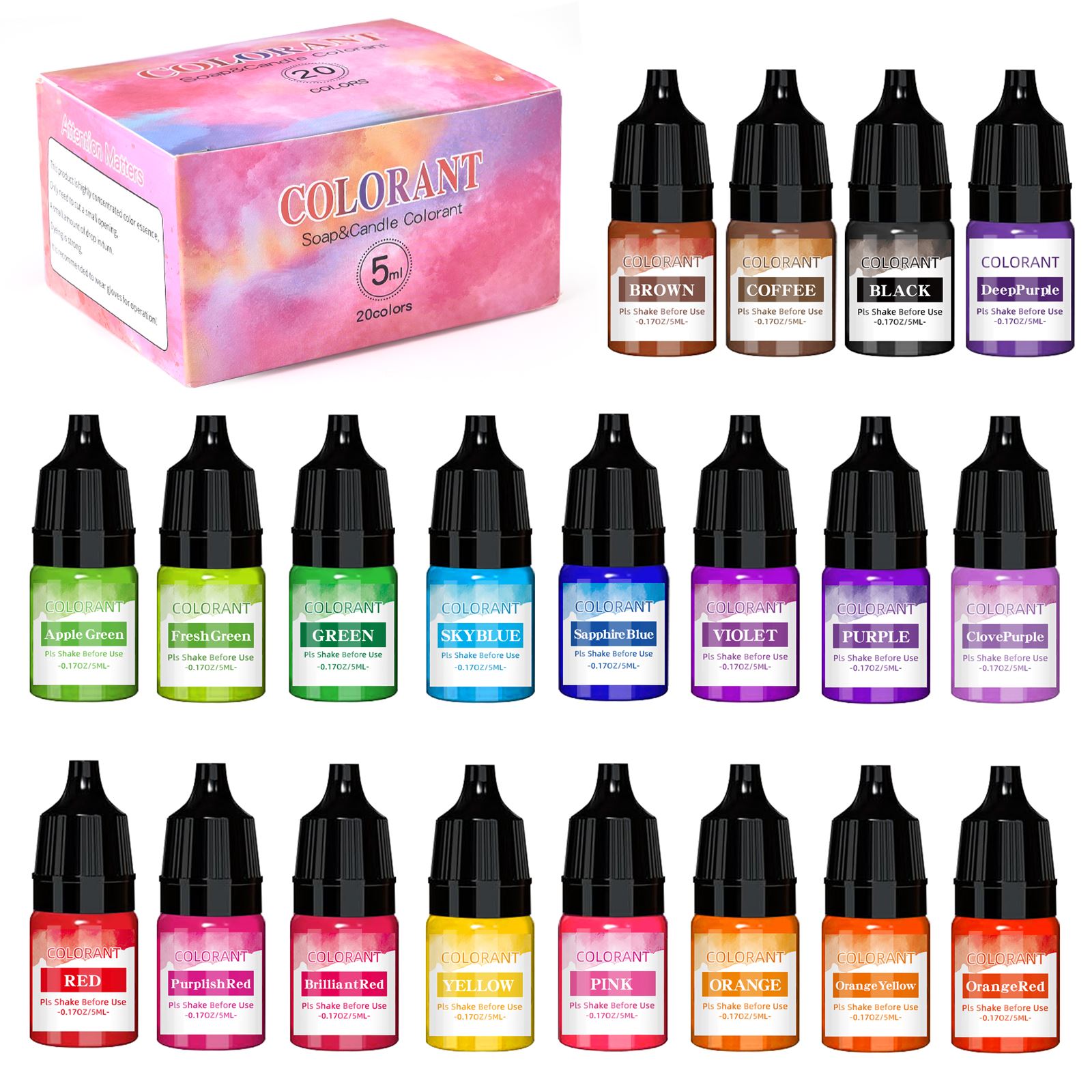 1Set Candle Dyes Kit DIY Candl - Candle Making Instructions ulasan dan harga