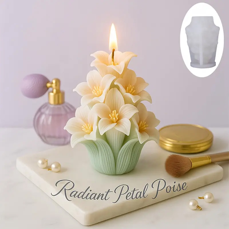 Rose tree candle mold, elegant - Candle Making For Beginners ulasan dan harga