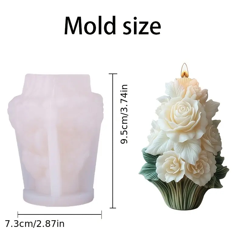 Rose tree candle mold, elegant - Candle Making For Beginners ulasan dan harga