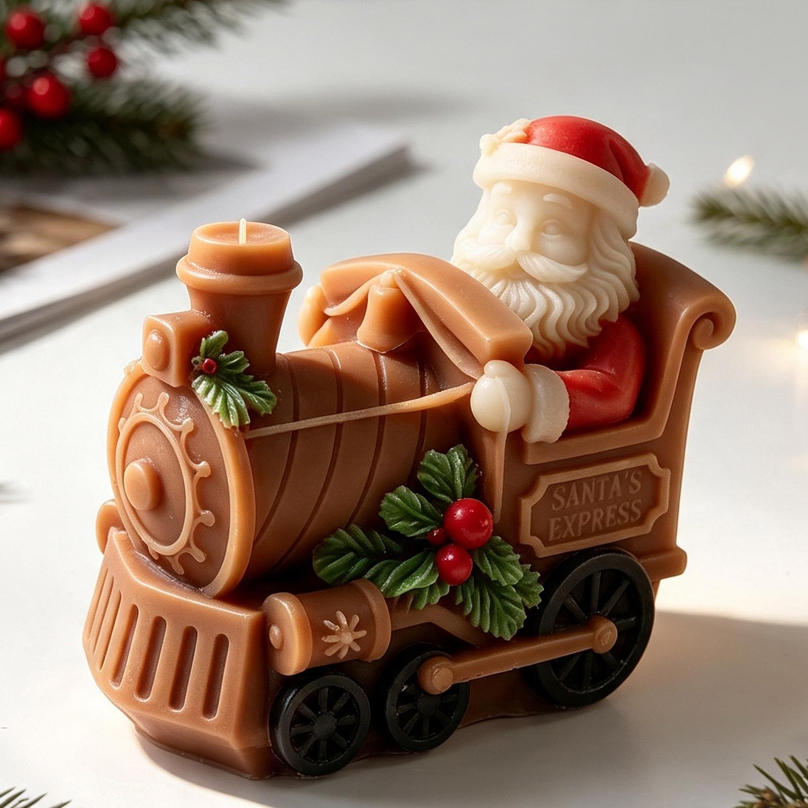Christmas Candle Mold Train Sh - Candle Making For Beginners ulasan dan harga