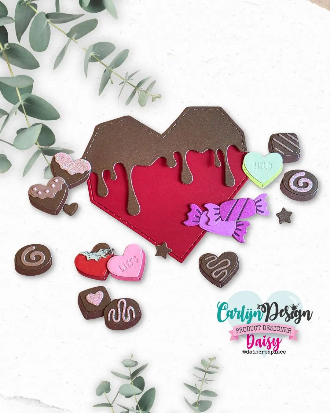 Birthday Candle Heart Choco Ca - Candle Making And Perfume ulasan dan harga