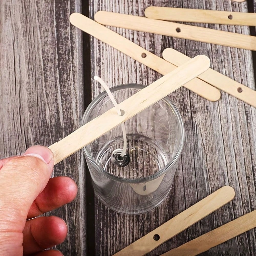 5/10/20/30/50pcs Wooden Candle - Candle Making Instructions ulasan dan harga