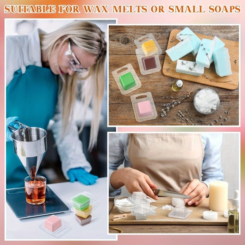 20/50pcs Clear Plastic Wax Mel - Candle Making Course ulasan dan harga