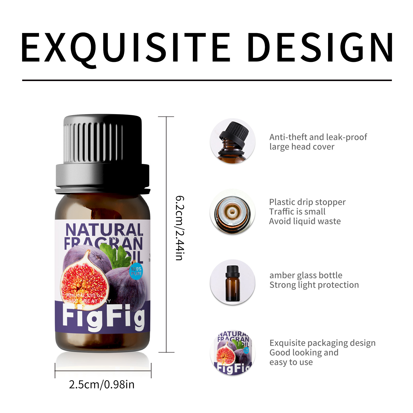 10ml Fig Fragrance Oils Fruit  - Candle Making Oil Scents ulasan dan harga