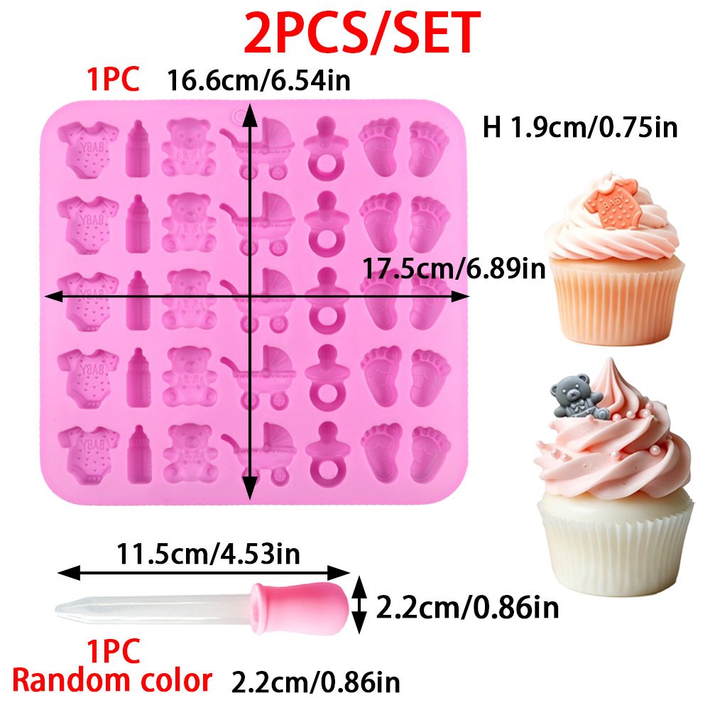 2pcs Silicone Mold Set 35-Cavi - Candle Making For Beginners ulasan dan harga