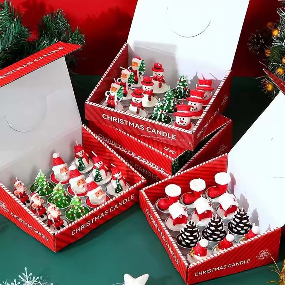 12PCS Candles Christmas Decora - Candle Making Oil Scents ulasan dan harga
