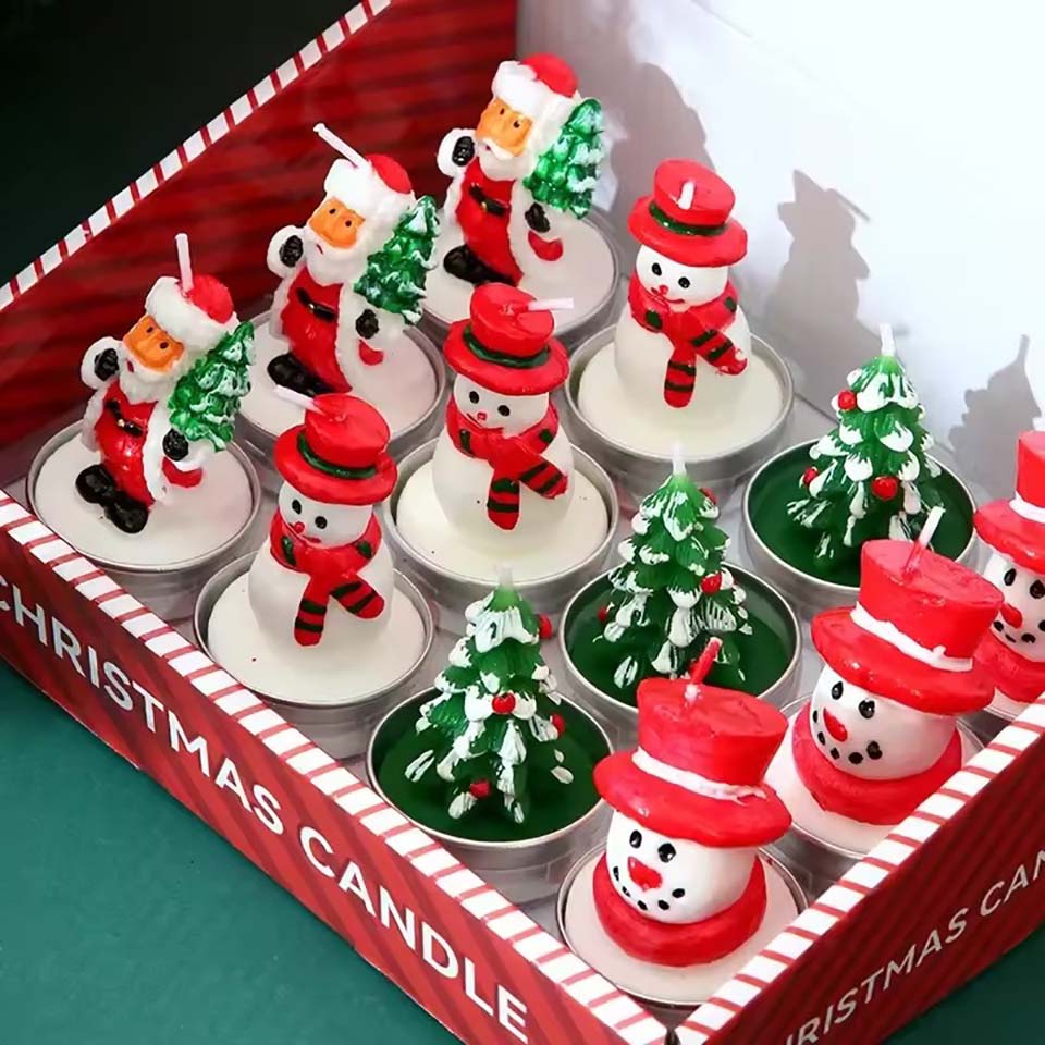 12PCS Candles Christmas Decora - Candle Making Oil Scents ulasan dan harga